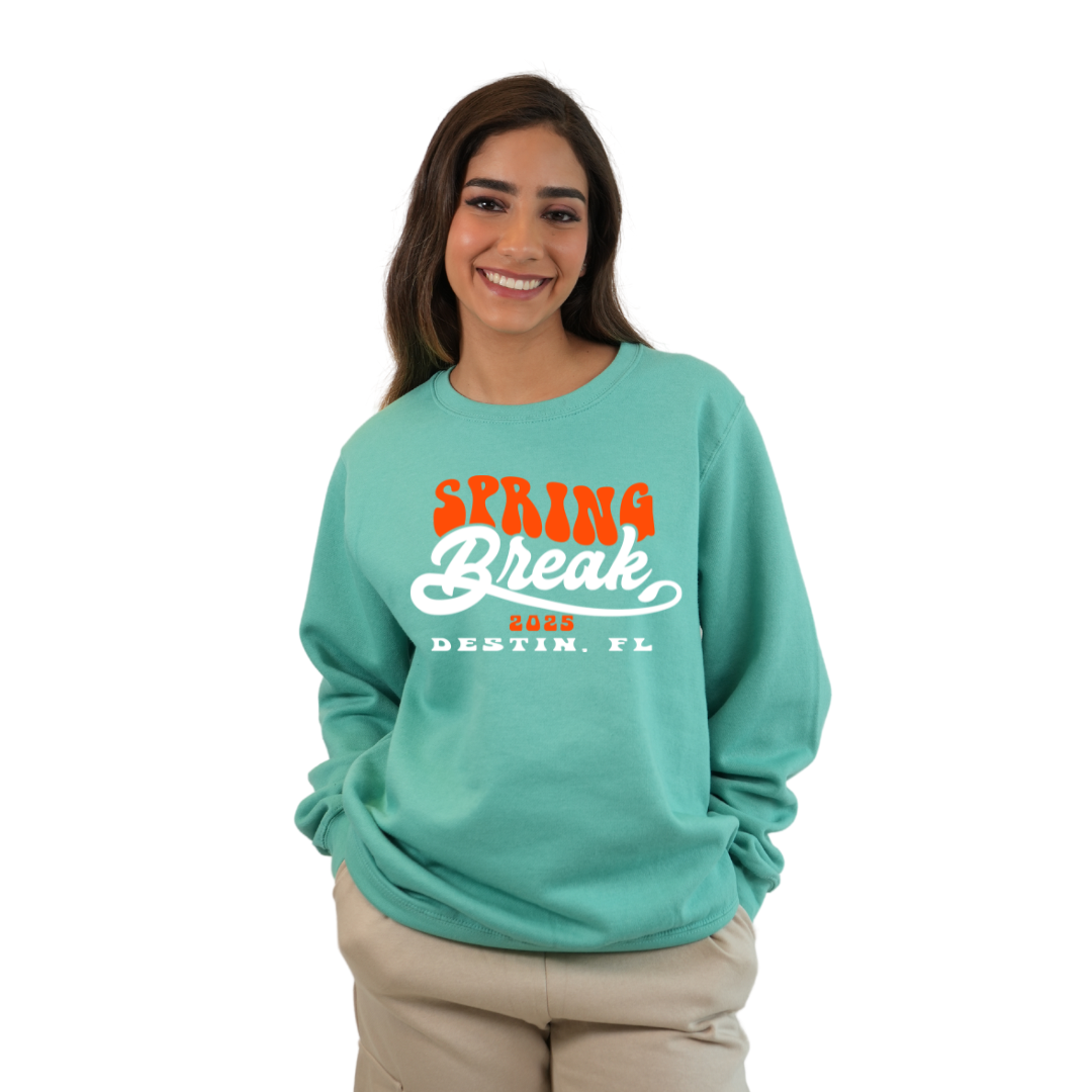 Destin, Fl Spring Break Collection Crewneck Style 067