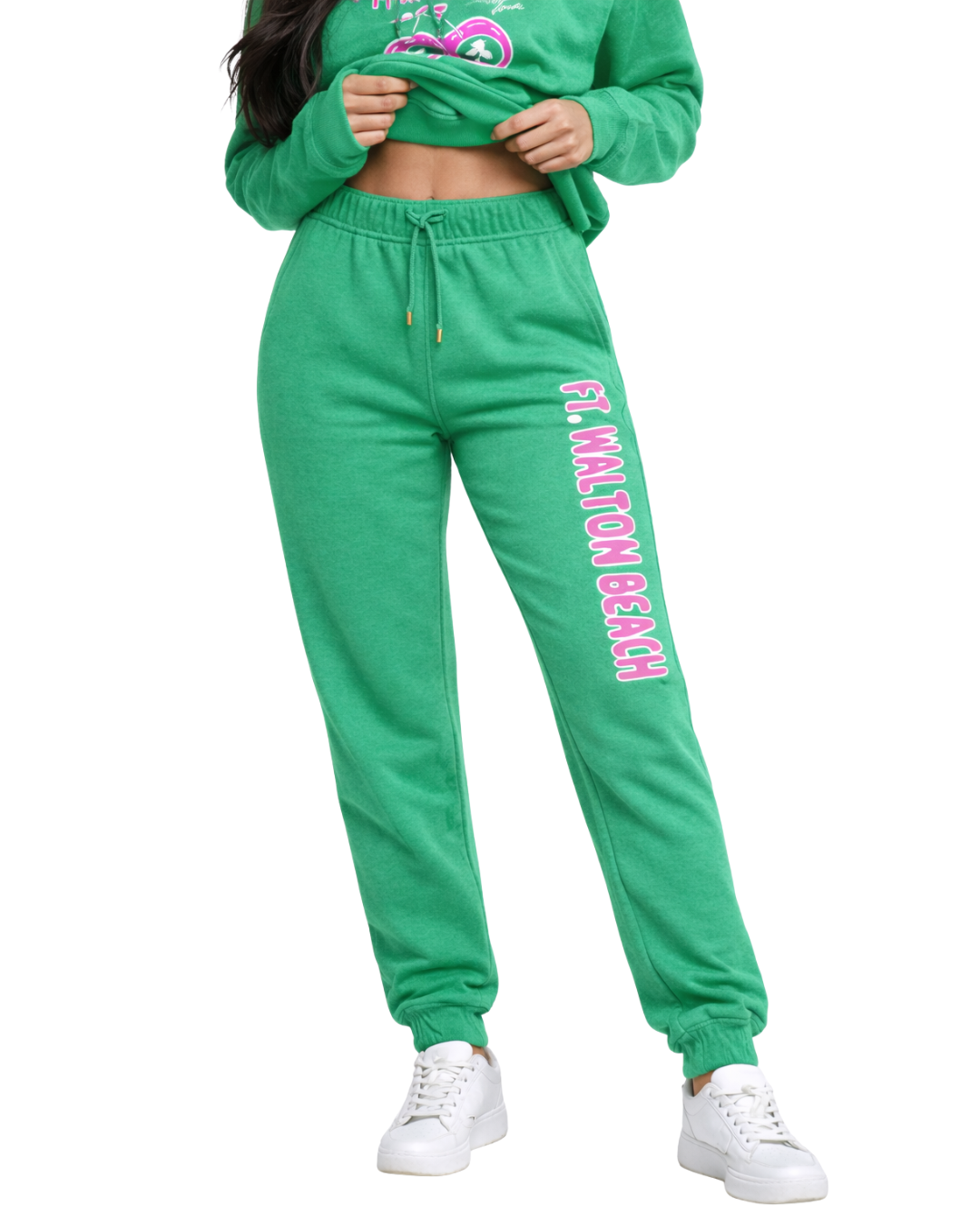 Ft. Walton Beach Cherry Jogger-Part of a Set- Style ETP040P Clothing alvinsisland.com Green S