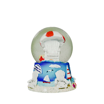 Marco Island Beach Chair With Umbrella Water Globes Souvenir