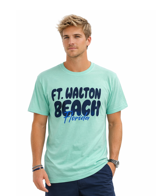 Ft. Walton Beach, Fl City Name  Design Men’s T-Shirt