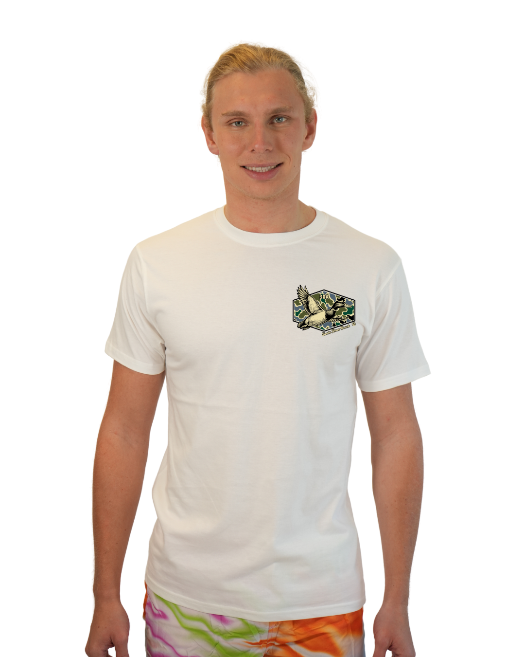 Santa Rosa Beach Duck Men  T-Shirt Camouflage Edition