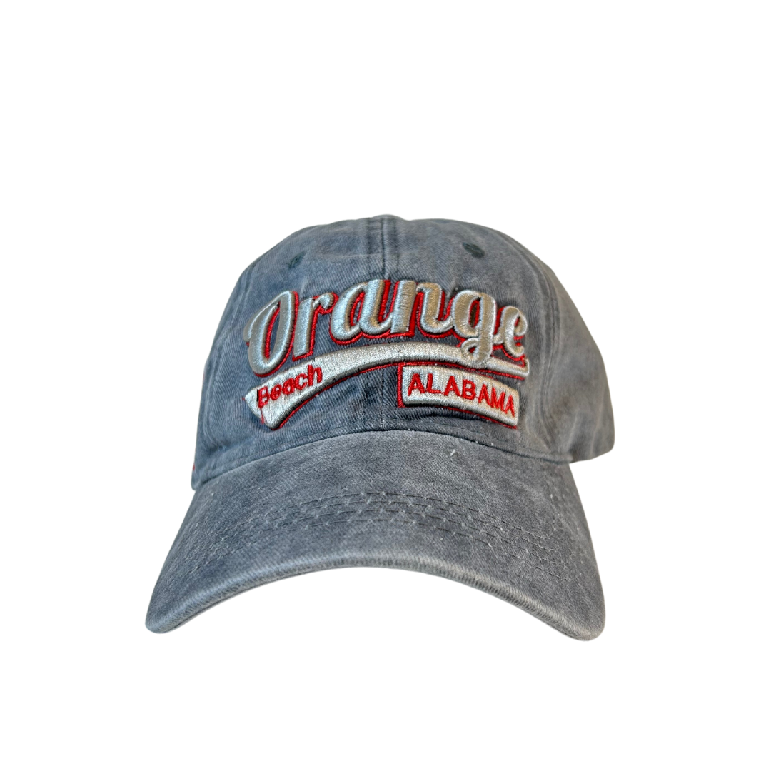 Orange Beach, Al  Gray Cap  Adjustable Style CHB3061