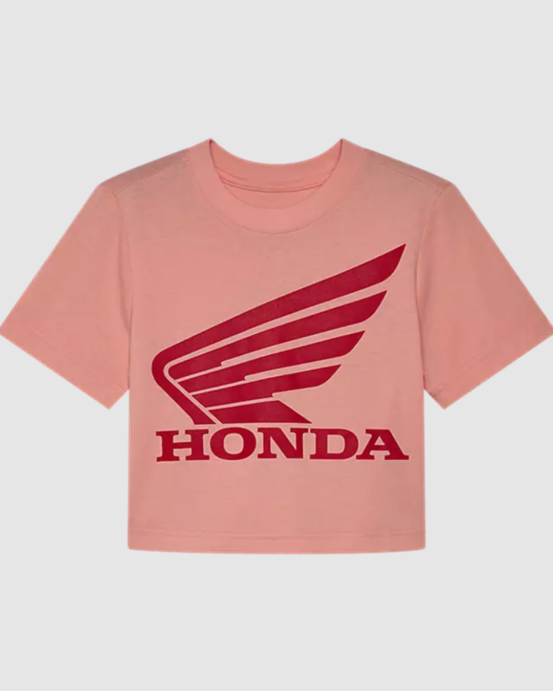 Fox x Honda Baby Tee T-SHIRT Foxracing S Pale Pink