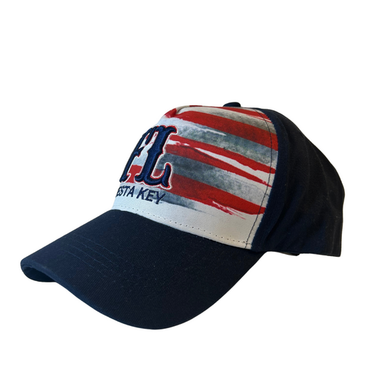 Siesta Key Fl Flag Desig Cap Adjustable Style CHB3144