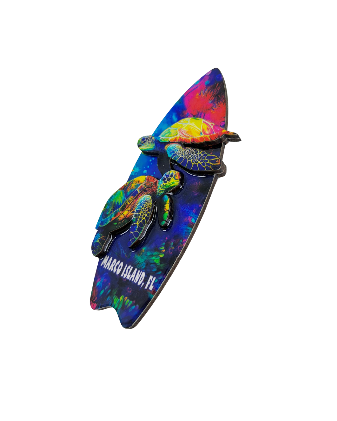 Marco Island Turtle Board Magnet souvenirs alvinsisland.com