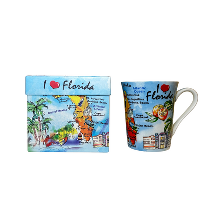 I Love Florida Mug With Box