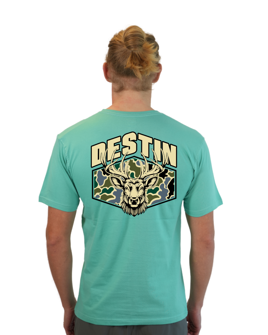 Destin Deer  Men T-Shirt – Camouflage Edition