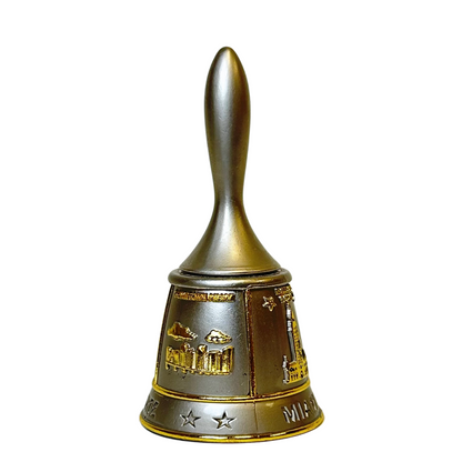 Miami Silver And Gold Bell Souvenir