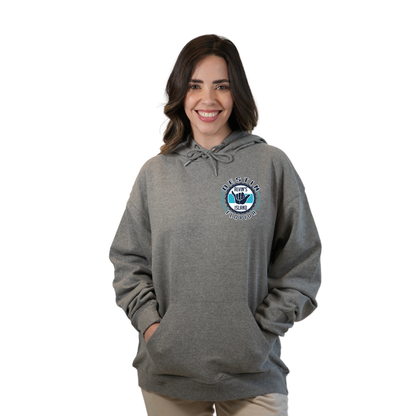 Destin Pullover Hoodie Women with Alvin's Island Hang Loose Front and Back Design Style 252