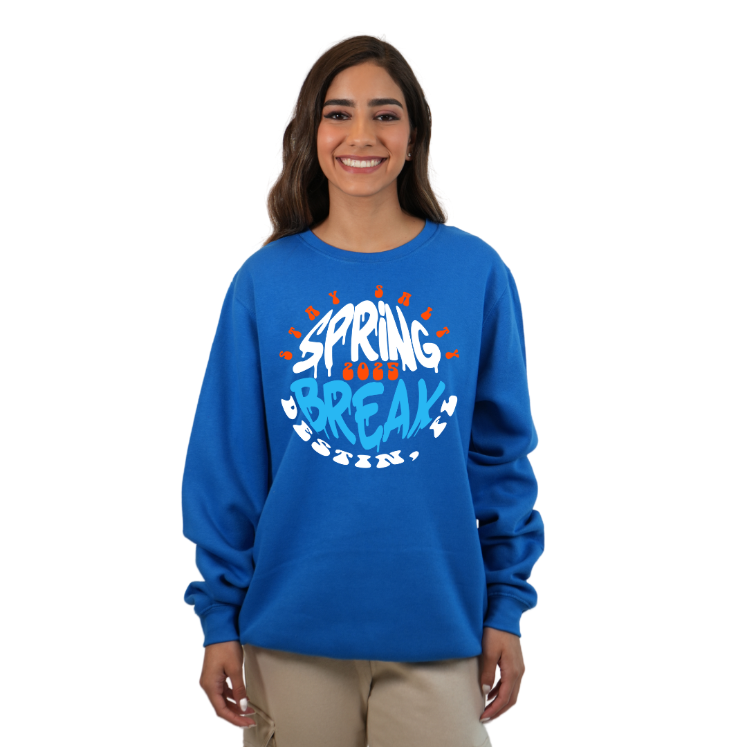 Destin, Fl Spring Break Collection Crewneck Style 067