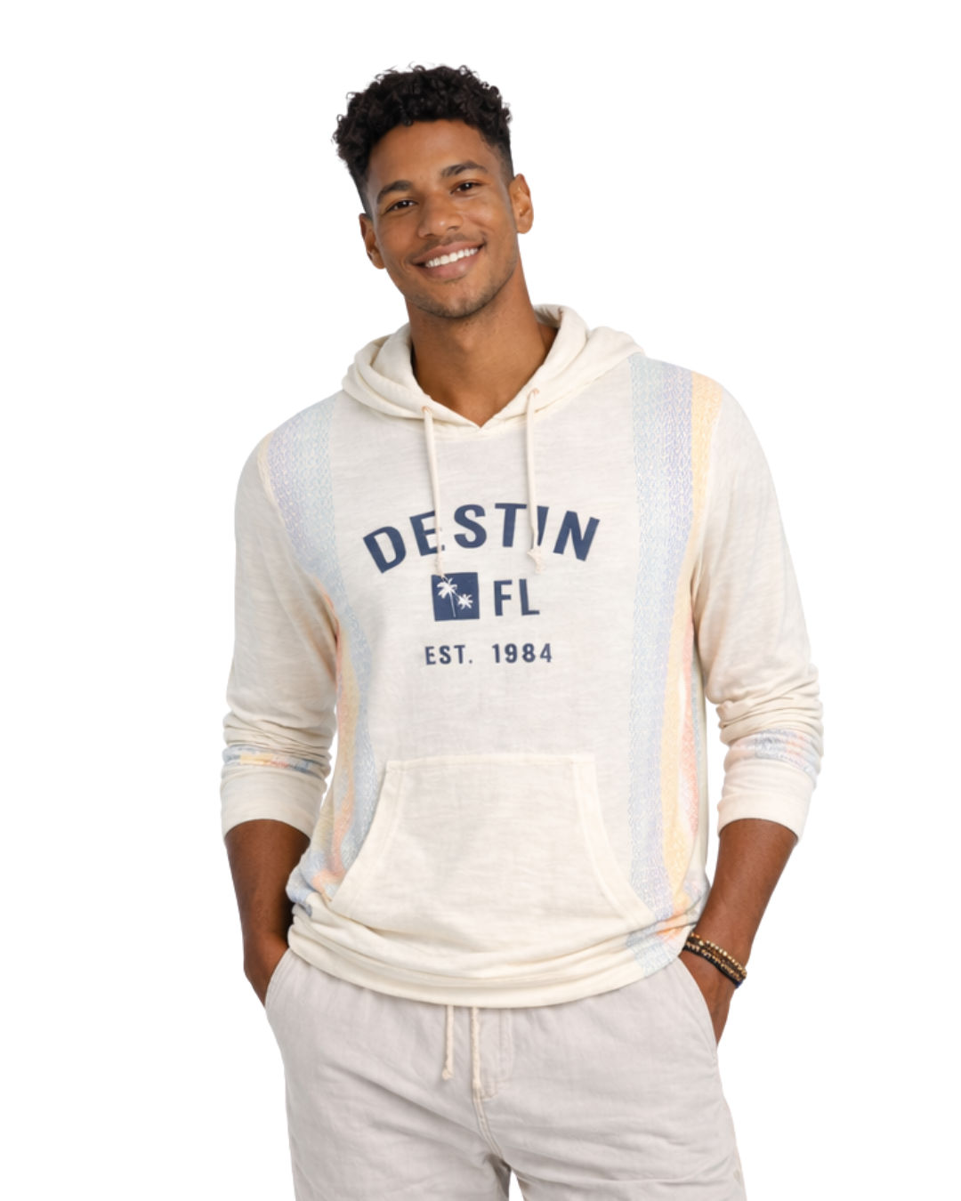 Destin, Fl Printed City Name Hoodie Style AI11444 HOODIES alvinsisland.com Sunset Str S