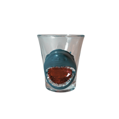 Pensacola Beach, Fl Molded Shark 3d Shot Glass