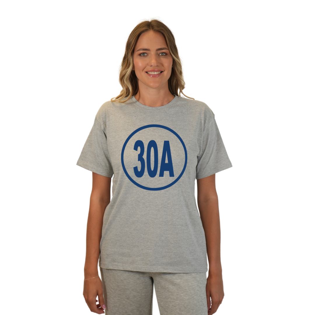 30A, Florida Panhandle T-shirt Women T-SHIRT alvinsisland.com Hea. grey S