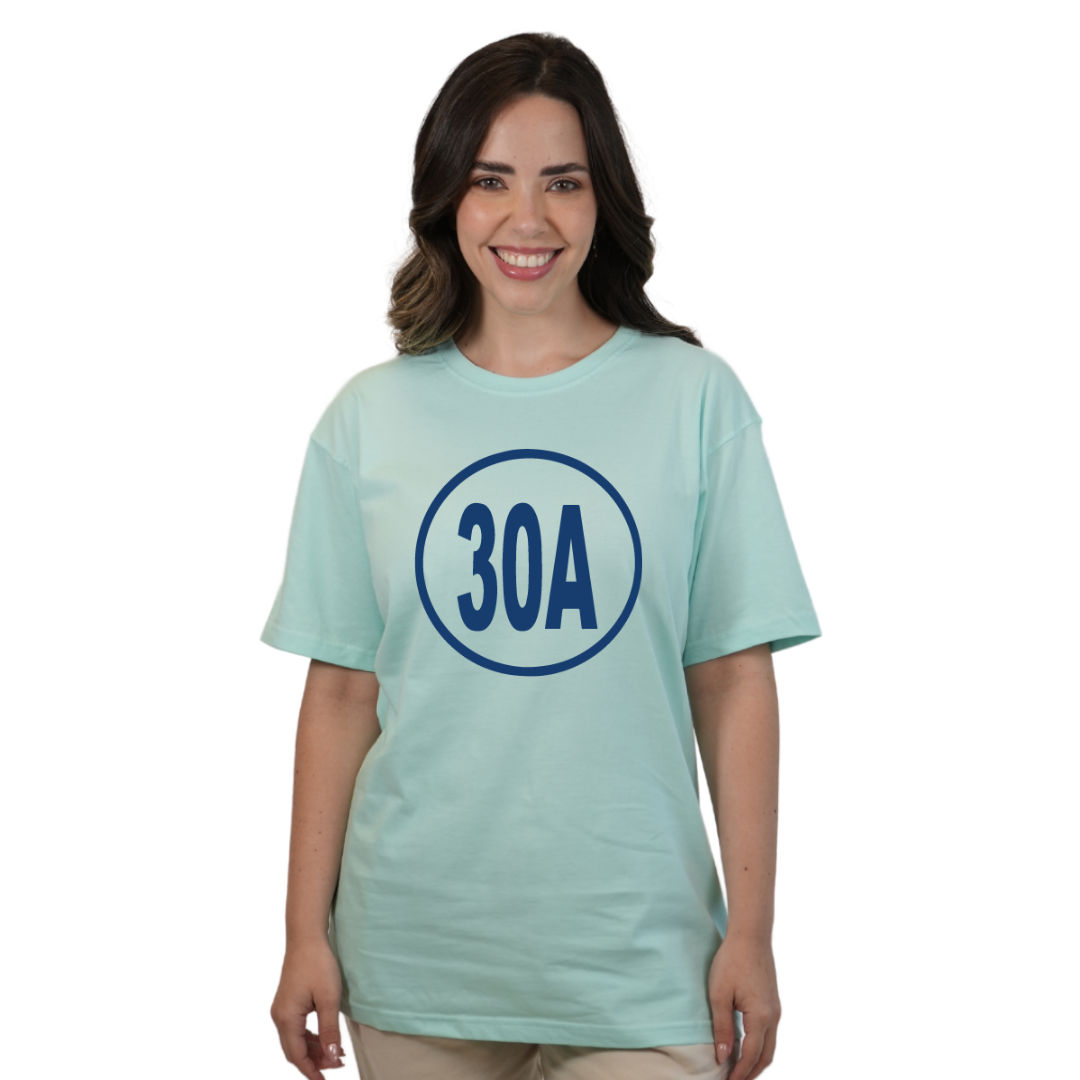 30A, Florida Panhandle T-shirt Women T-SHIRT alvinsisland.com SEA FOAM S