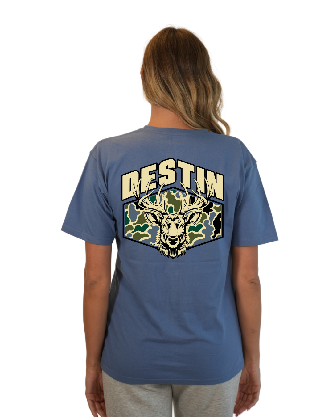 Destin Deer  Women T-Shirt – Camouflage Edition
