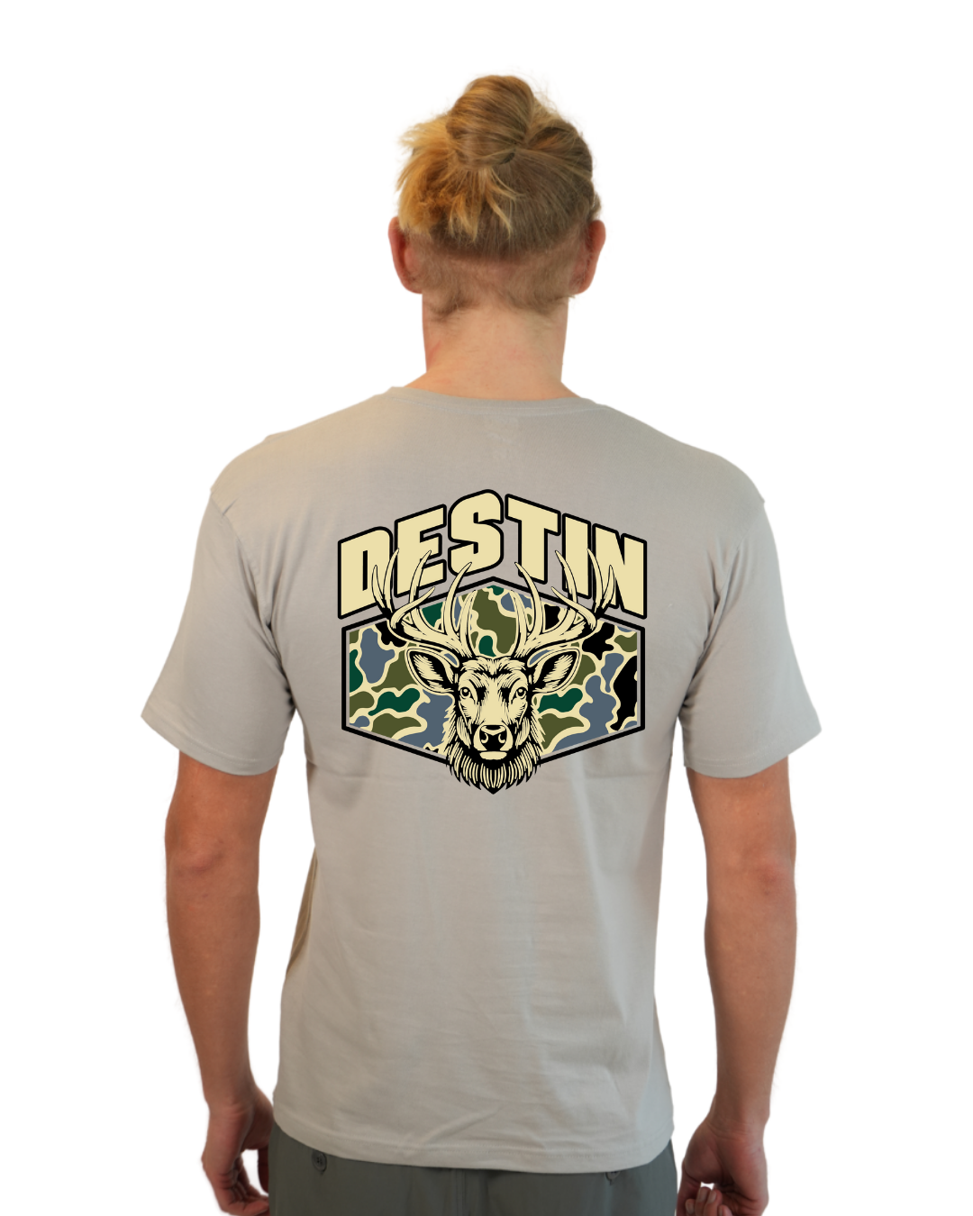 Destin Deer  Men T-Shirt – Camouflage Edition