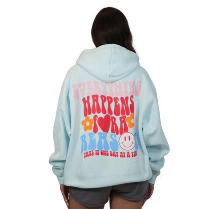 Miami Beach Everything Happens Pullover Hoodie Women Pool Day Style 252