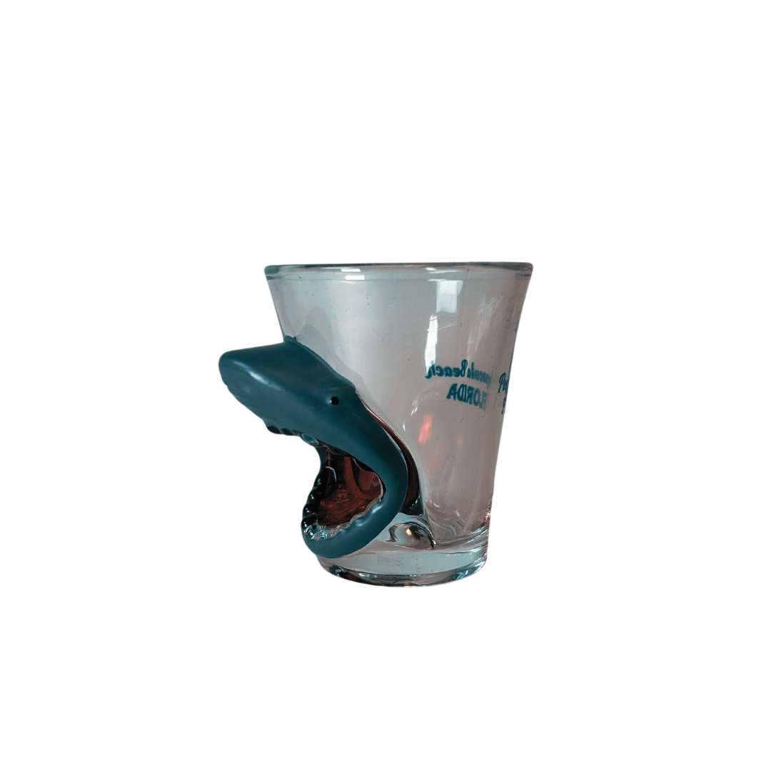 Pensacola Beach, Fl Molded Shark 3d Shot Glass