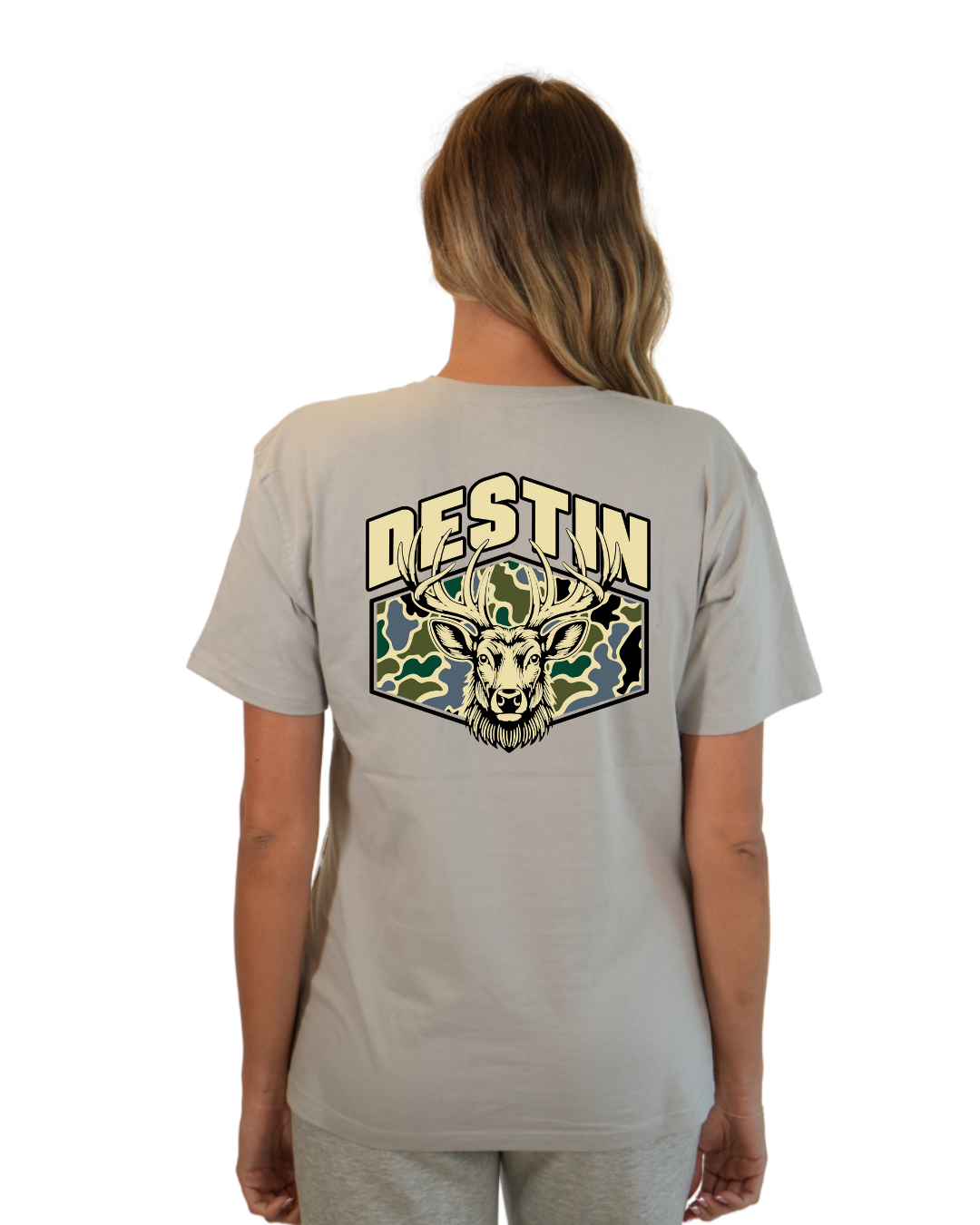 Destin Deer  Women T-Shirt – Camouflage Edition