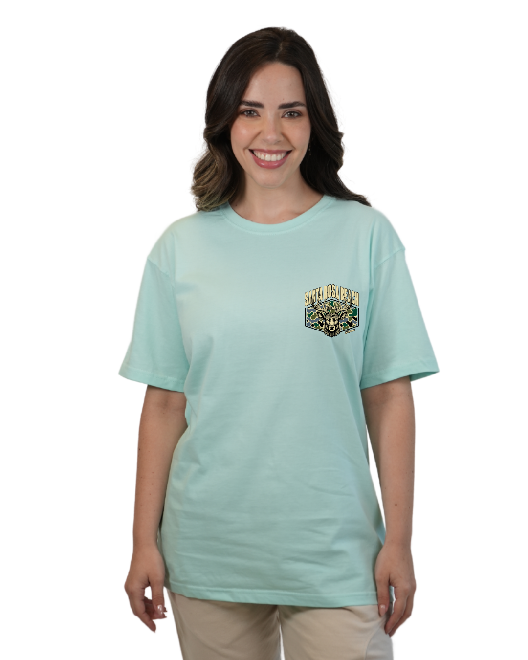 Santa Rosa Beach Deer  Women T-Shirt – Camouflage Edition