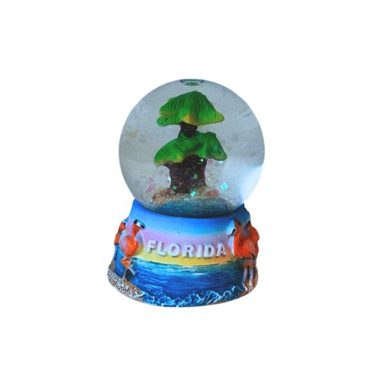 Pompano Beach, Fl Mini Water Globes Souvenir 2.5"x1.5"