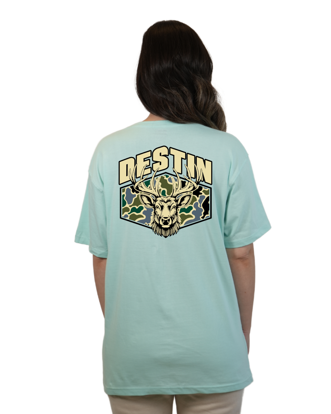 Destin Deer  Women T-Shirt – Camouflage Edition