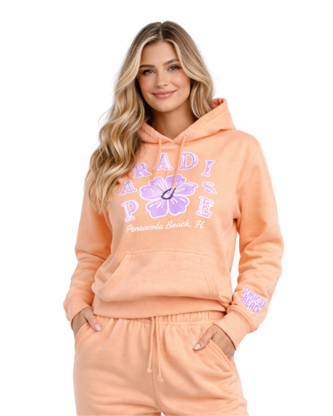 Pensacola Beach,  Paradaise Hoodie -Part of a Set- Style ETP010HD