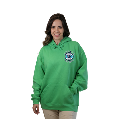 Destin Pullover Hoodie Women with Alvin's Island Hang Loose Front and Back Design Style 252