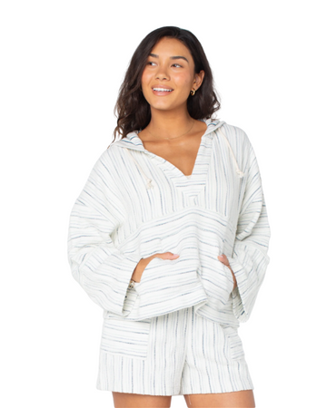 Roxy Women's Rich Coast Stripe Hoodie