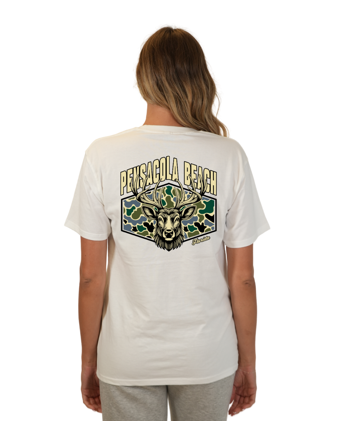 Destin Deer  Women T-Shirt – Camouflage Edition