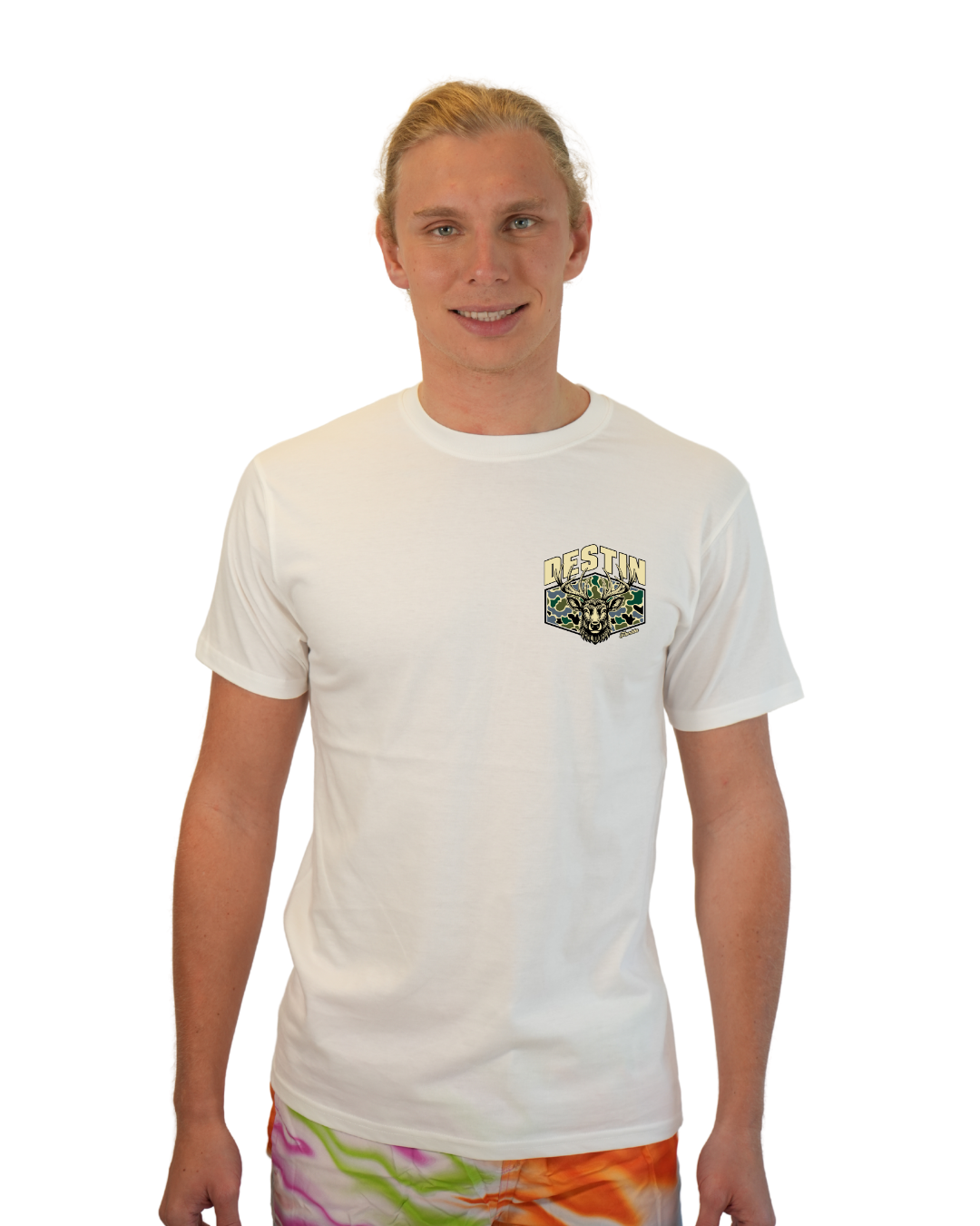Destin Deer  Men T-Shirt – Camouflage Edition