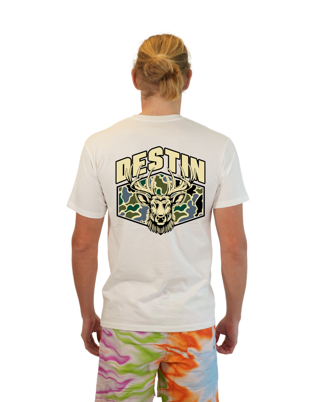 Destin Deer  Men T-Shirt – Camouflage Edition