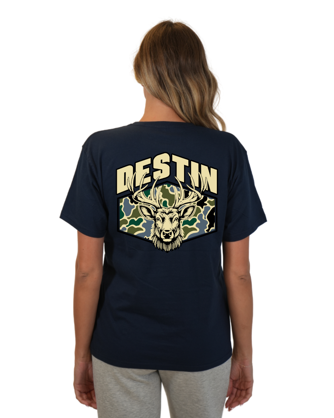 Destin Deer  Women T-Shirt – Camouflage Edition