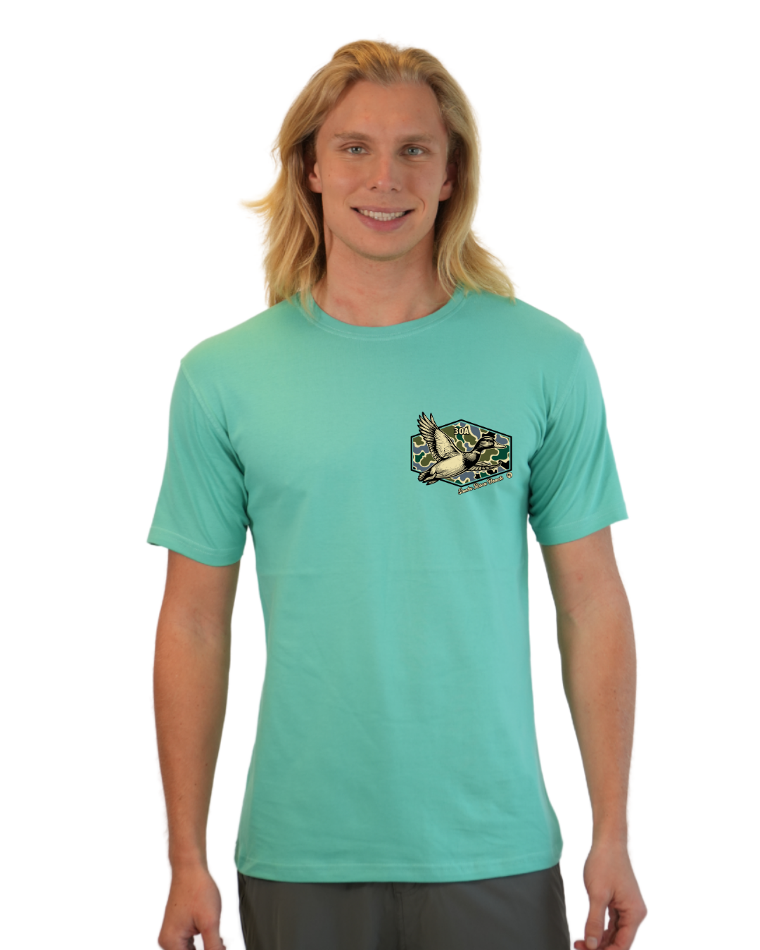 Santa Rosa Beach Duck Men  T-Shirt Camouflage Edition