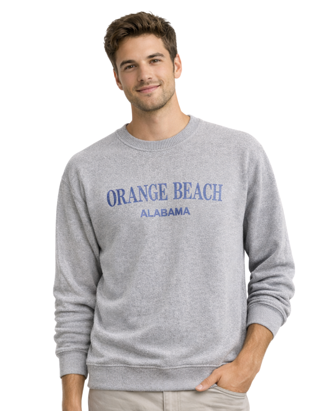 Orange Beach, AL Nantucket Crewneck – Embroidered City Name Appliqué (Style AP267AI) crewneck alvinsisland.com Lt.Blue S
