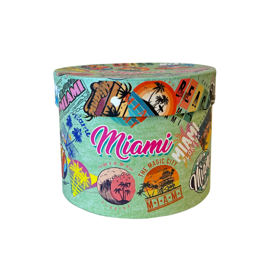 Miami Porcelain Mug In Round Box