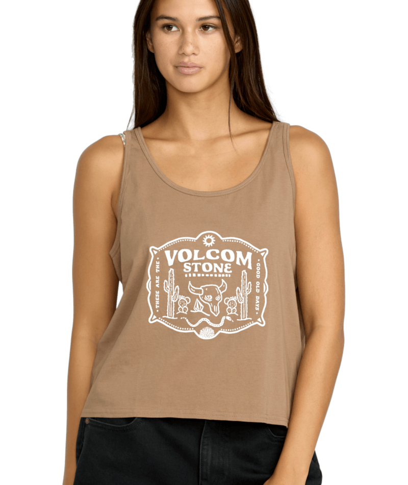 Volcom Womens Tank Top To The Bank Womens Tank Tops Volcom