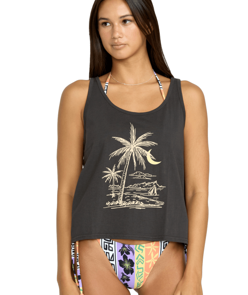 Volcom Womens Tank Top To The Bank Womens Tank Tops Volcom