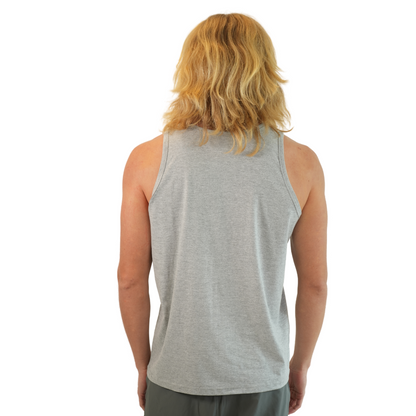 Marco Island Anchor & Paddles Combo/ Cotton Hea Grey Tank Top Style Cc300