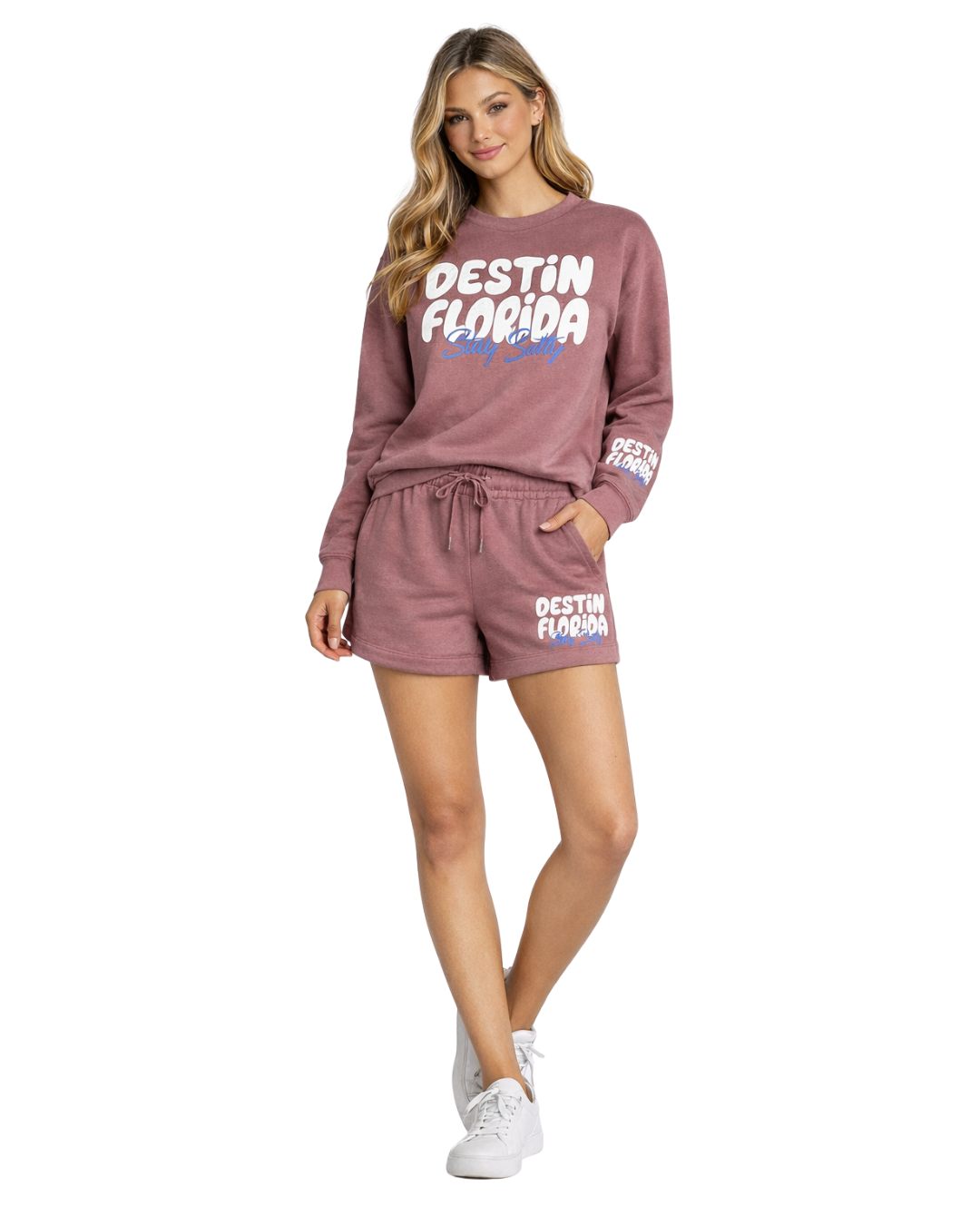 Destin, Fl City Name Short-Part of a Set-Style ETP042S Clothing alvinsisland.com Orchy S