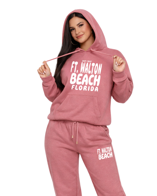 Ft. Walton Beach, City Name (Hoodie& Pants) Set (Two piece) Clothing alvinsisland.com