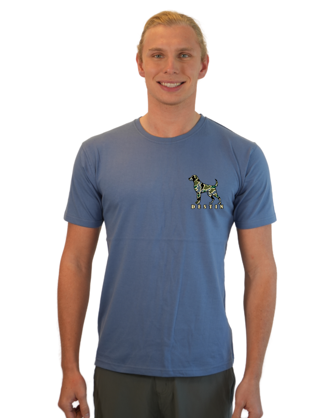Destin Dog Men T-Shirt Camouflage Edition T-SHIRT alvinsisland.com Denim S