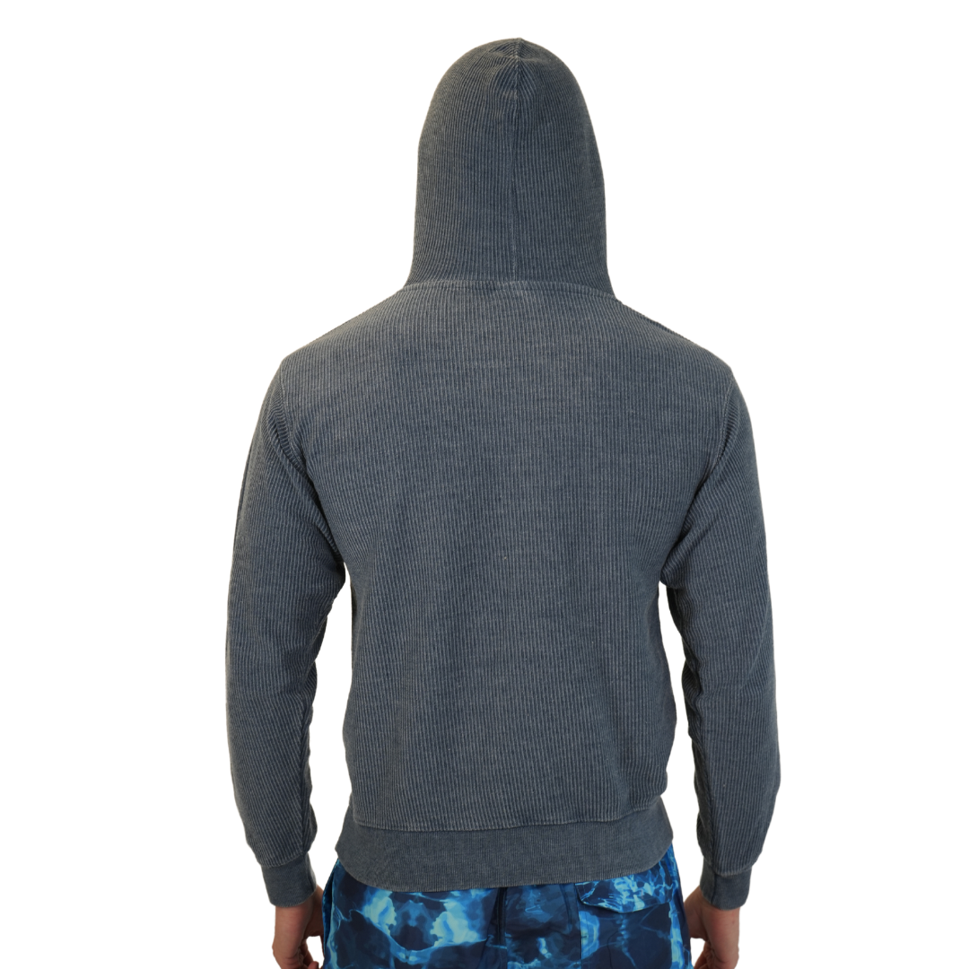 Marco Island Fl Navy  Ribbed Pullover Hoodie Unisex Style A400