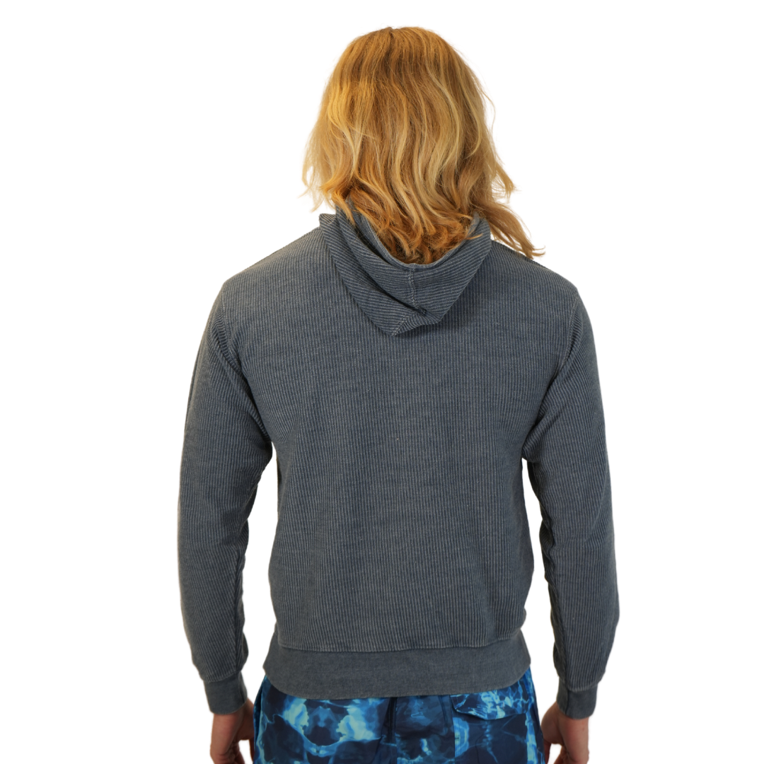 Marco Island Fl Navy  Ribbed Pullover Hoodie Unisex Style A400