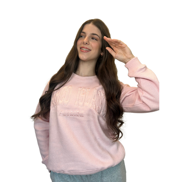 MARK AND LONA トレーナー アイボリー・ピンク MARK AND LONA トレーナー アイボリー・ピンク