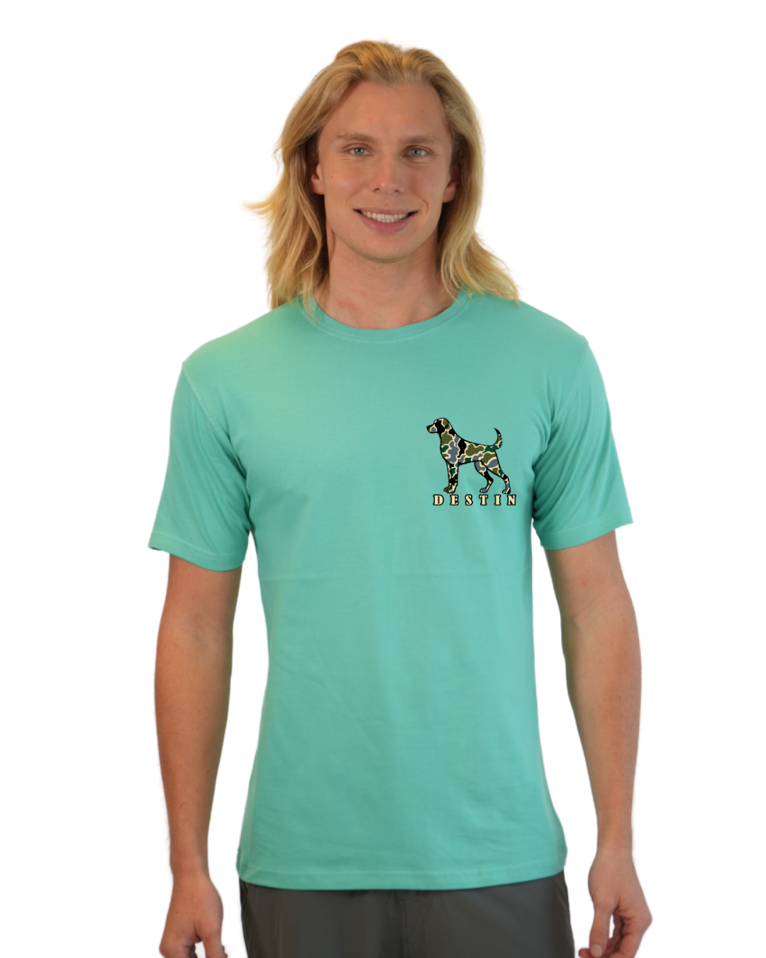 Destin Dog Men T-Shirt Camouflage Edition T-SHIRT alvinsisland.com Mint S