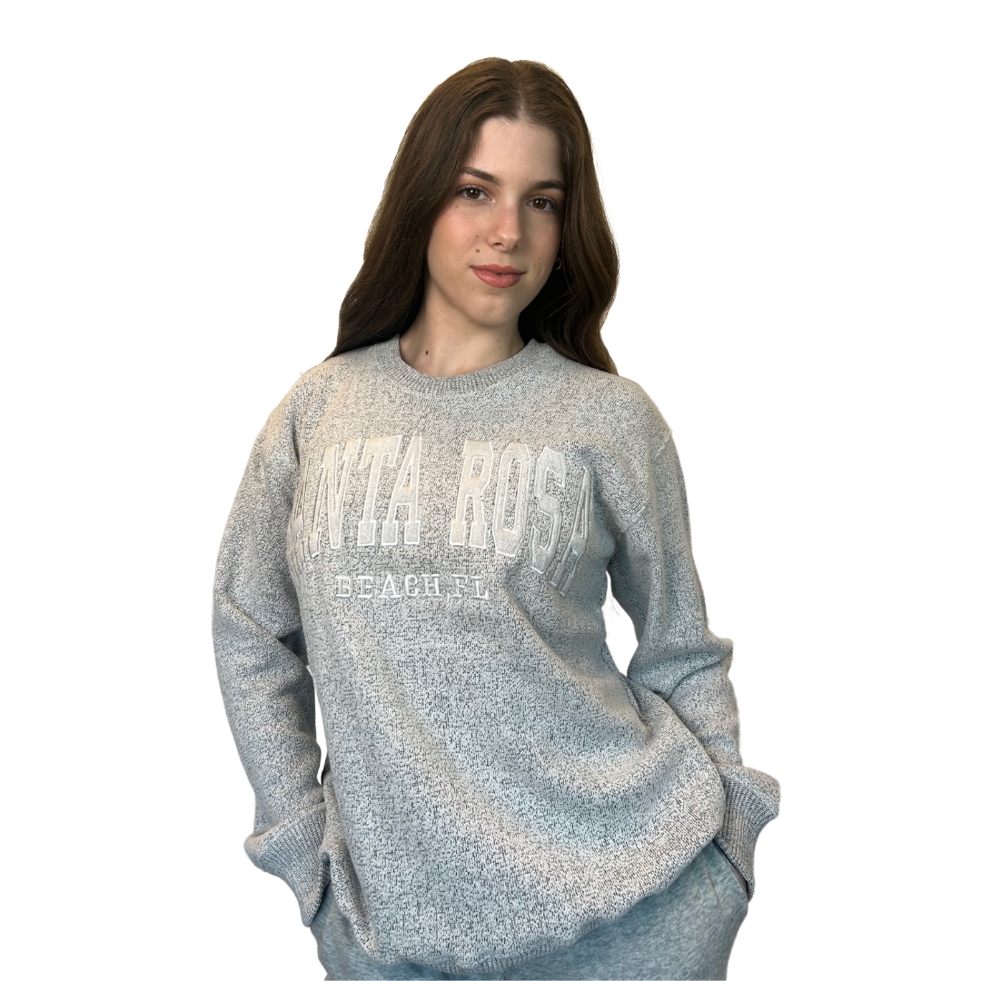 Santa Rosa, Fl Nantucket Crewneck W/ City Name Applique Style Ap267
