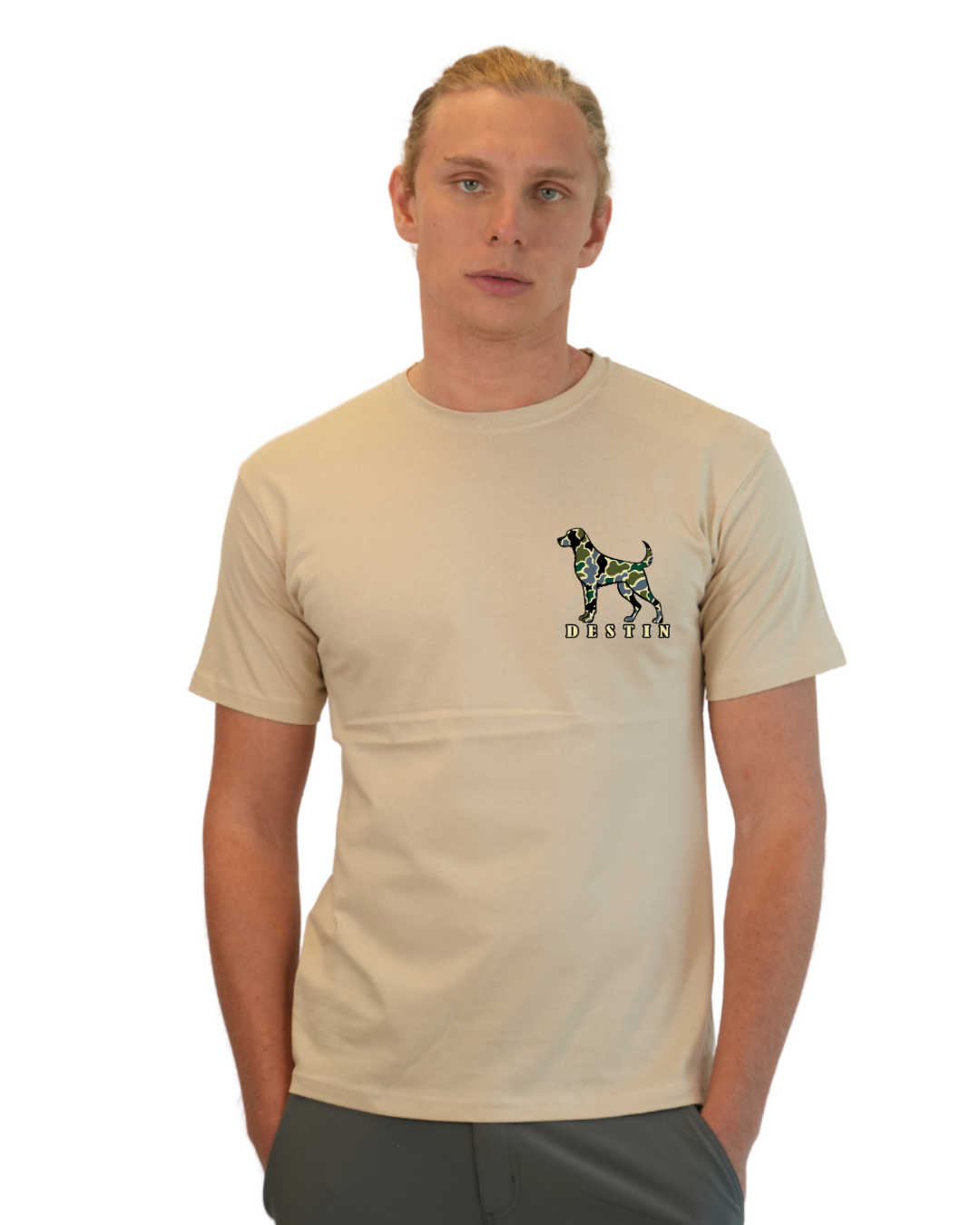 Destin Dog Men T-Shirt Camouflage Edition T-SHIRT alvinsisland.com Oyster S