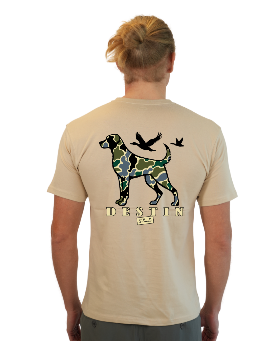 Destin Dog Men T-Shirt Camouflage Edition T-SHIRT alvinsisland.com