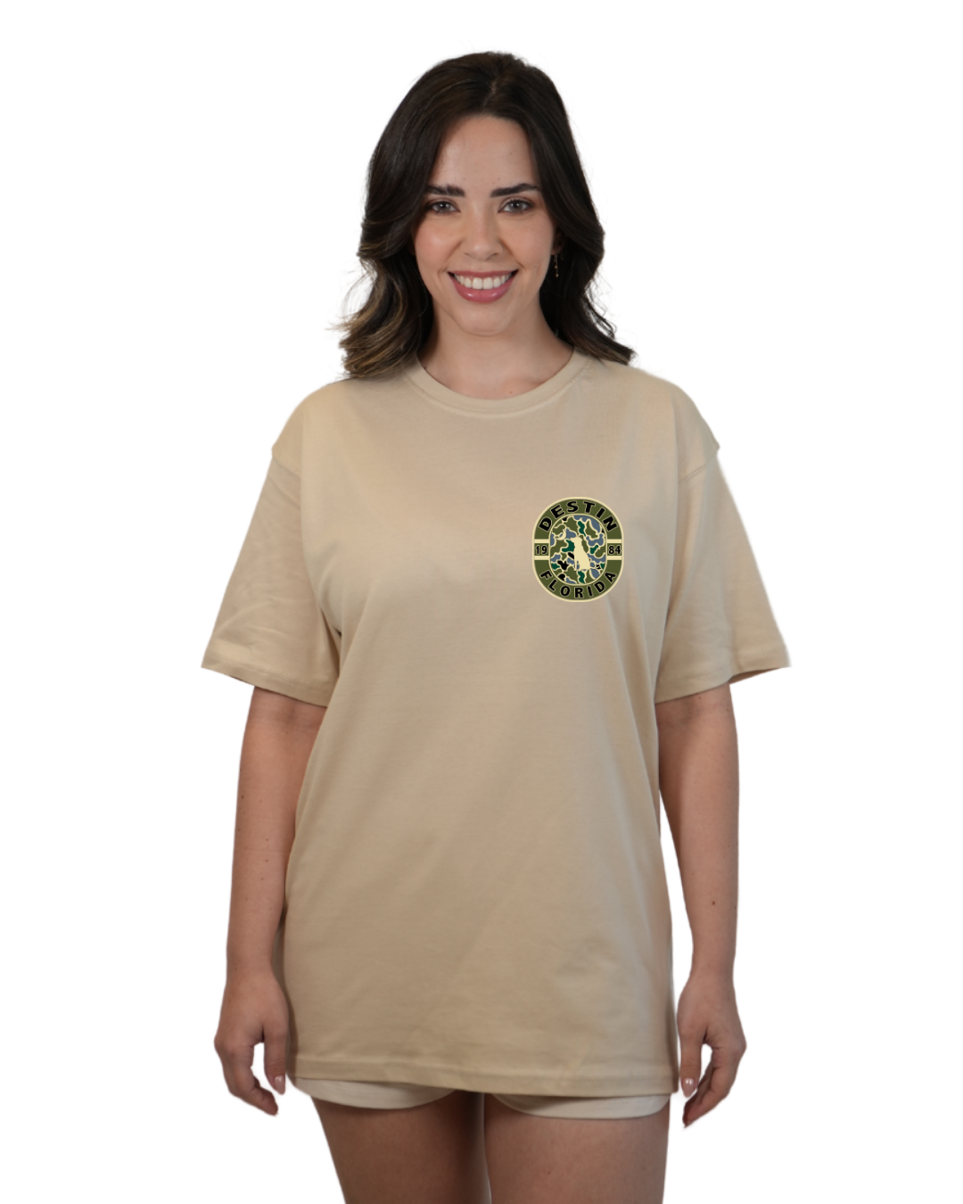 Destin Dog 1984 Women T-Shirt Camouflage Edition T-SHIRT alvinsisland.com Oyster